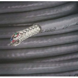 1 Reel of 30 M - Alpha Wire Alpha Essentials Control Cable, 8 Cores, 0.23 mm², Screened, 30m, Grey PVC Sheath, 24 AWG