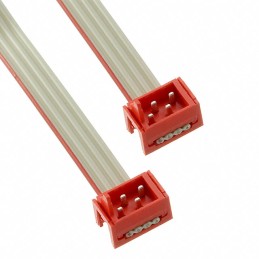 10 pcs : 2205060-2 - CABLE ASSEMBLY HEADER WTW 4POS