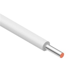 10 pcs : 30-02084 - HOOK-UP SOLID 22AWG WHITE 3.28'