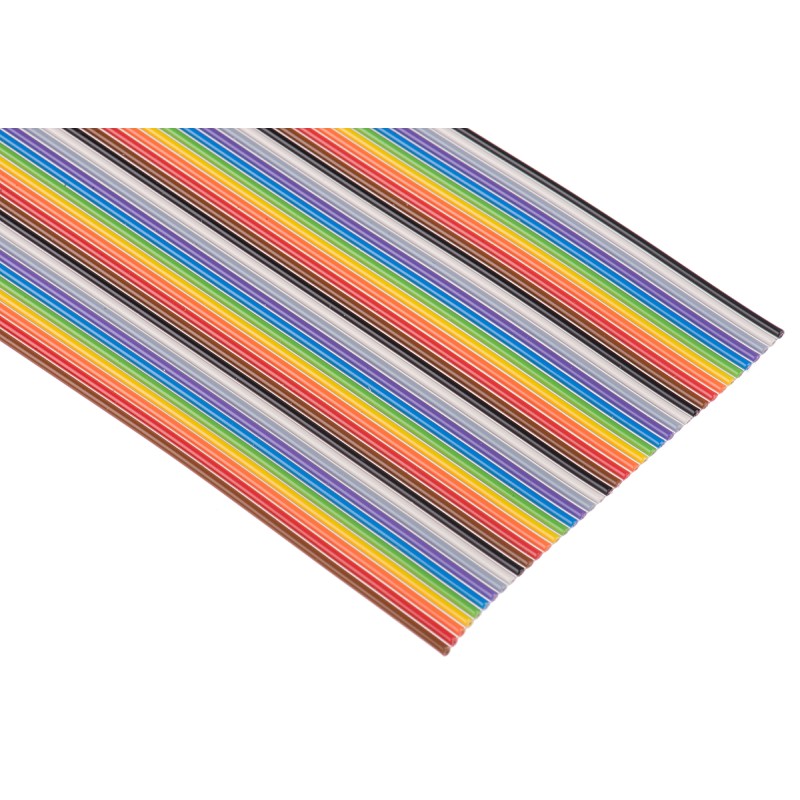 1 Reel of 30 M - Harting Flat Ribbon Cable, 40-Way, 1.27mm Pitch, 30m Length