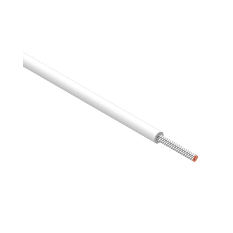 10 pcs : 30-01744 - HOOK-UP STRND 20AWG WHITE 3.28'