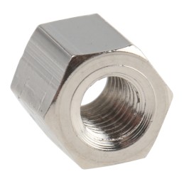 100 pcs - Essentra Threaded Standoff, M3 Thread, 5mm Body, Brass, Female/Female