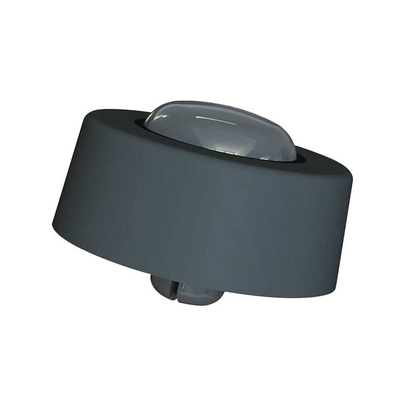 10 pcs : FF-009-P4X7B - FOOT CYLINDRICAL 0.827' DIA BLK