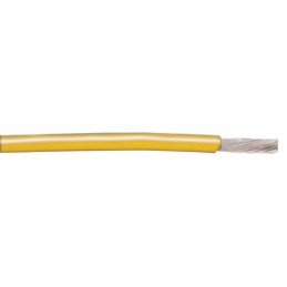 1 Reel of 30 M - Alpha Wire 1550 Series Yellow 0.2 mm² Hook Up Wire, 24 AWG, 7/0.20 mm, 30m, PVC Insulation