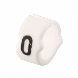 150 pcs : STD12W-0 - WIRE MARKER CLIP-ON WHITE