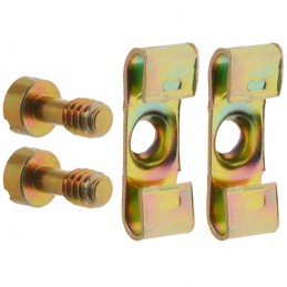 10 pcs : 2060 - SHOULDER SCREW PAN SLOTTED 4-40