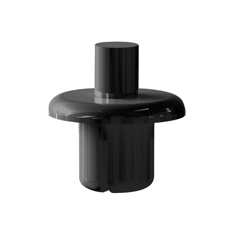 10 pcs : RP150B - BLACK NYLON PUSH-RIVET,5.1 MM HO