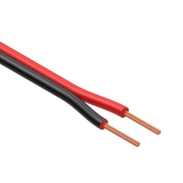 10 pcs : 30-02859 - CABLE 2COND 24AWG BLK/RED 1M