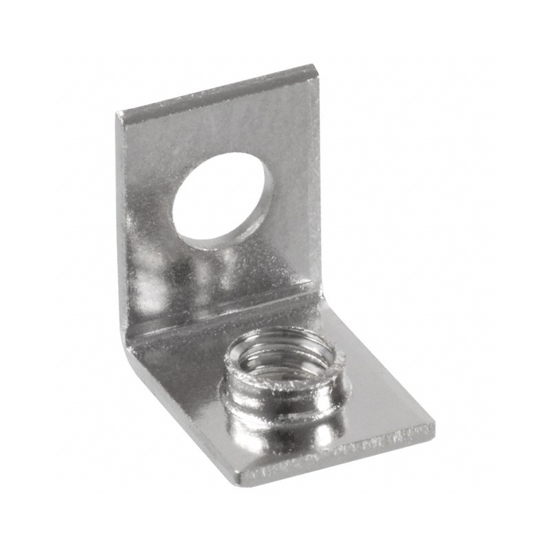 10 pcs : 634 - MOUNT BRACKET SHORT L 6-32 BRASS