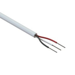 10 pcs : 30-00375 - CABLE 3COND 24AWG WHITE 1M