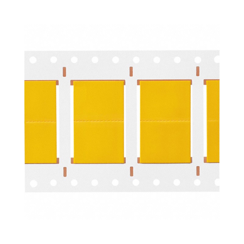 10 pcs : 1962020000 - LABEL HEAT SHRINKABL 1.25X1' YLW