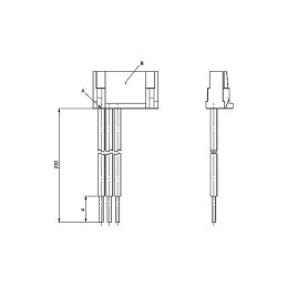 10 pcs : 3-134-545 - ACCESSORY CHS 3 WIRE HARNESS 230