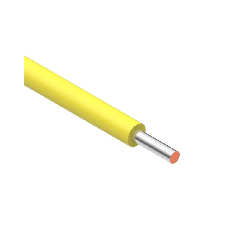 10 pcs : 30-02065 - HOOK-UP SOLID 18AWG YELLOW 3.28'