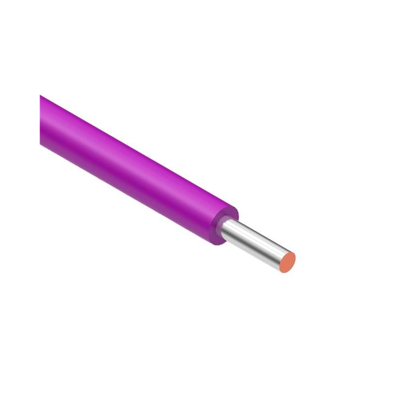 10 pcs : 30-02069 - HOOK-UP SOLID 18AWG PURPLE 3.28'