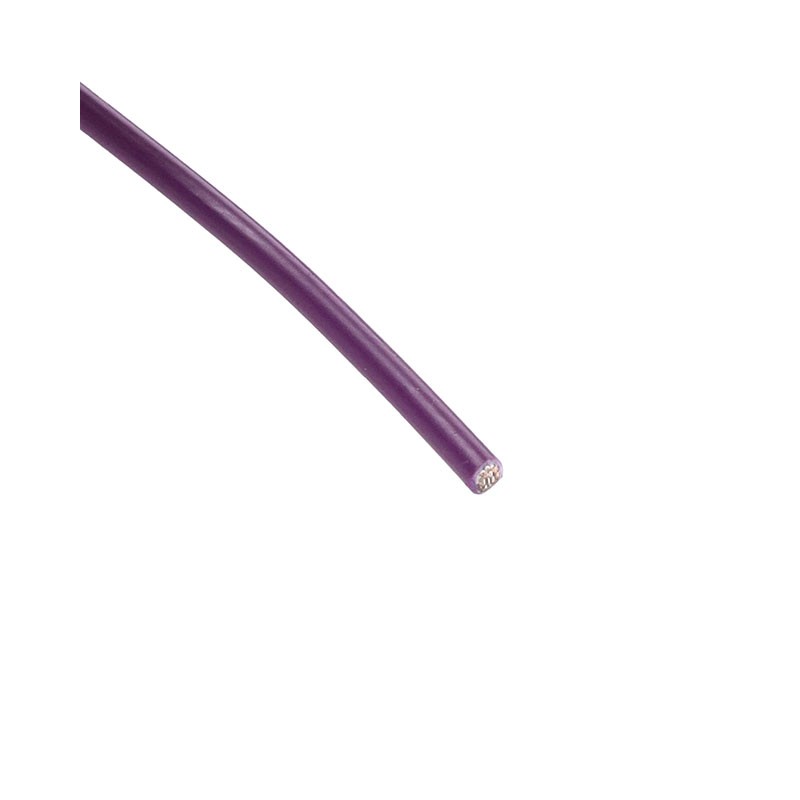 10 pcs : 99M0111-18-7 - HOOK-UPDUALSTRND18AWGVIOLET FEET