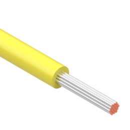 10 pcs : 30-02554 - HOOK-UP STRND 20AWG YELLOW 3.28'