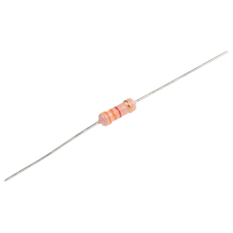 10 pcs - RS PRO 3.3kΩ Carbon Film Resistor 1W ±5%