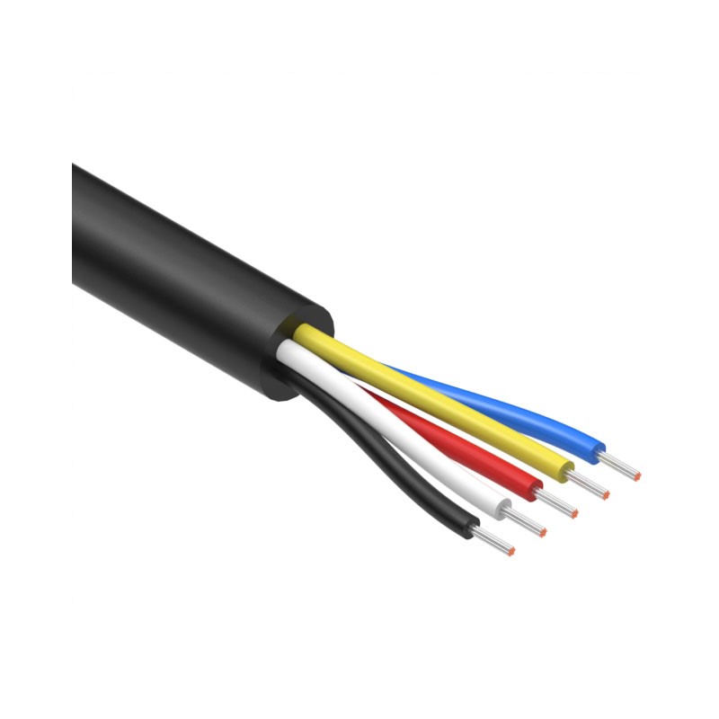 10 pcs : 30-01283 - CABLE 5COND 26AWG BLACK 1M