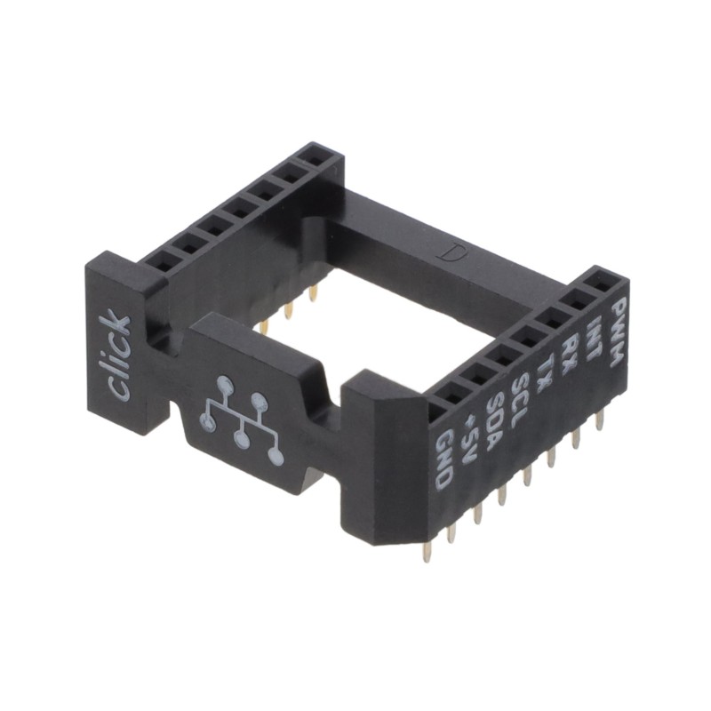 10 pcs : MIKROE-4247 - SOCKET MIKROBUS 16 TH