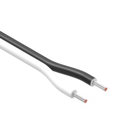 10 pcs : 30-03176 - CBL 2COND 22AWG WHT/BLACK METER