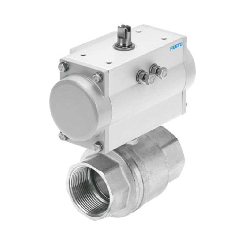 1 pcs - Festo Ball type Pneumatic Actuated Valve 3/4in, 25 bar