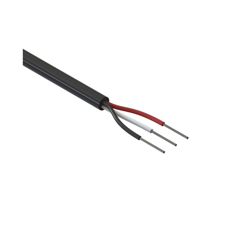 10 pcs : 30-00371 - CABLE 3COND 22AWG BLACK 1M