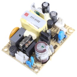 1 pcs - MEAN WELL Switching Power Supply, EPS-15-7.5, 7.5V dc, 2A, 15W, 1 Output, 120 - 370 V dc, 85 - 264 V ac