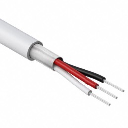 10 pcs : 30-00278 - CABLE 3COND 32AWG WHITE SHLD 1M