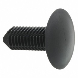 10 pcs : XT3752000A - BLACK NYLON 6/6 FIR TREE RIVETS,