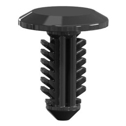 10 pcs : BPF-A414 - BARBED FASTENER 0.482' NYLON BLK