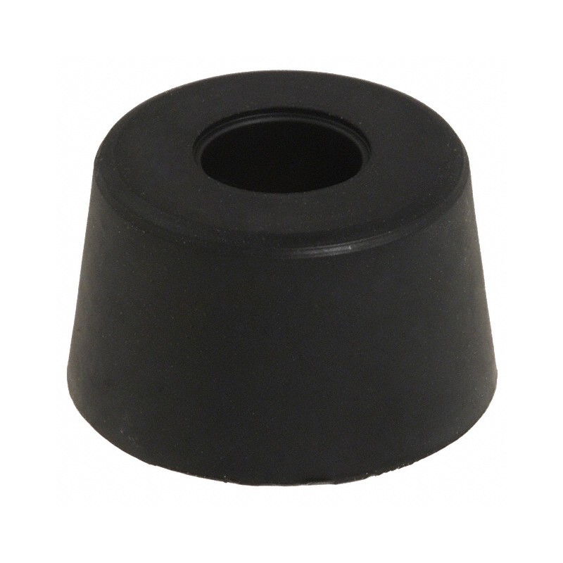 10 pcs : 728 - BUMPER CYLINDRICAL 0.75' DIA BLK