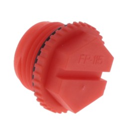 10 pcs : FP115B - THREADED O-RING PLUG - THREAD ST