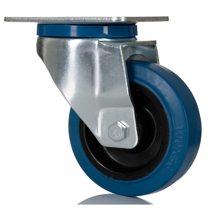 1 pcs - RS PRO Swivel Castor Wheel, 180kg Capacity, 100mm Wheel