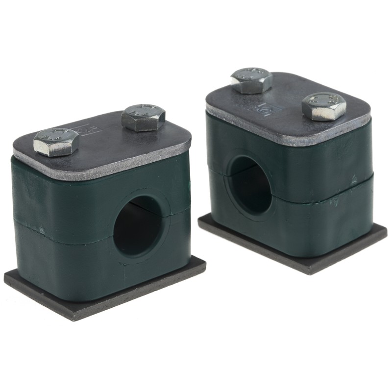 1 Pack of 5 - RS PRO Single Tube Clamp for 15mm tube