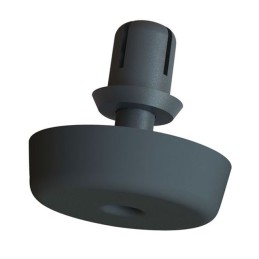 10 pcs : FSR-3 - FOOT CYLINDRICAL 0.394' DIA BLK