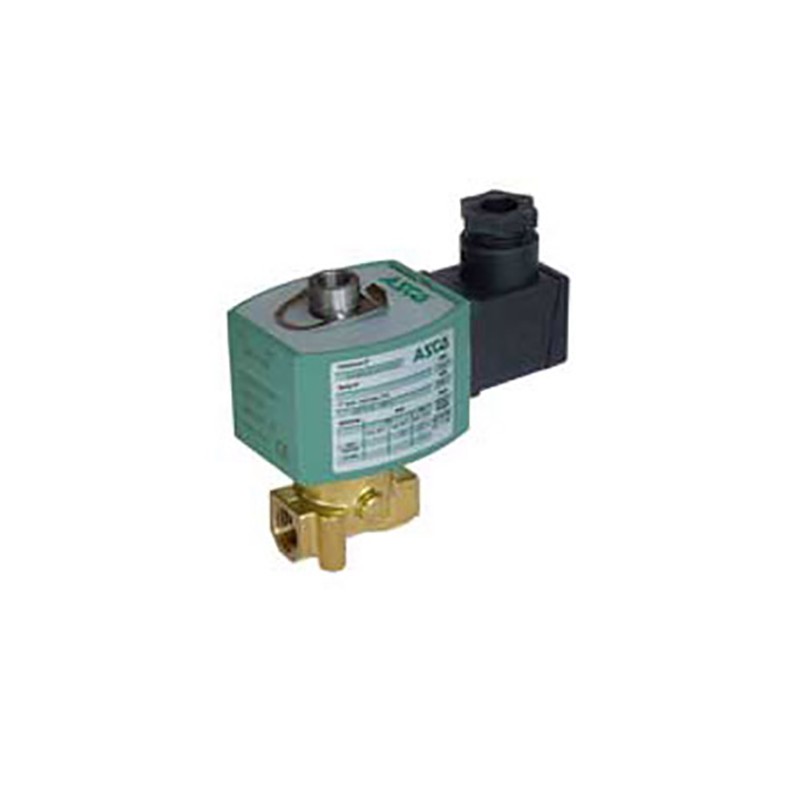 1 pcs - EMERSON – ASCO Solenoid Valve E314K121S1V01-230V 50HZ, 3 port(s) , NC, 230 V ac, 1/4in