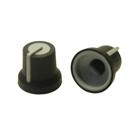 10 pcs : CL170825FR - KNOB K87MAR BLK 6MM USA D GREY