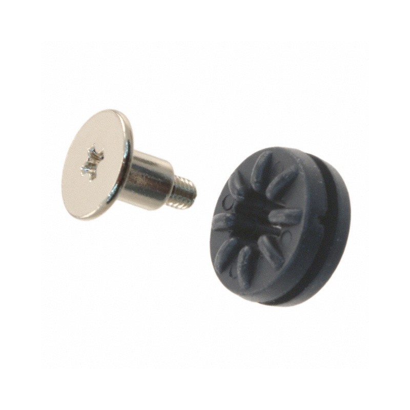 10 pcs : 773 - SCREW GROMMET M3 RUBBER BLACK