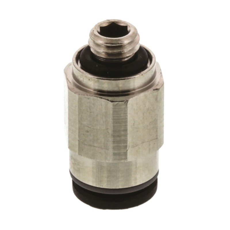 1 Pack of 5 - Legris LF3000 Series Straight Threaded Adaptor, M5 Male to Push In 4 mm, Threaded-to-Tube Connection Style