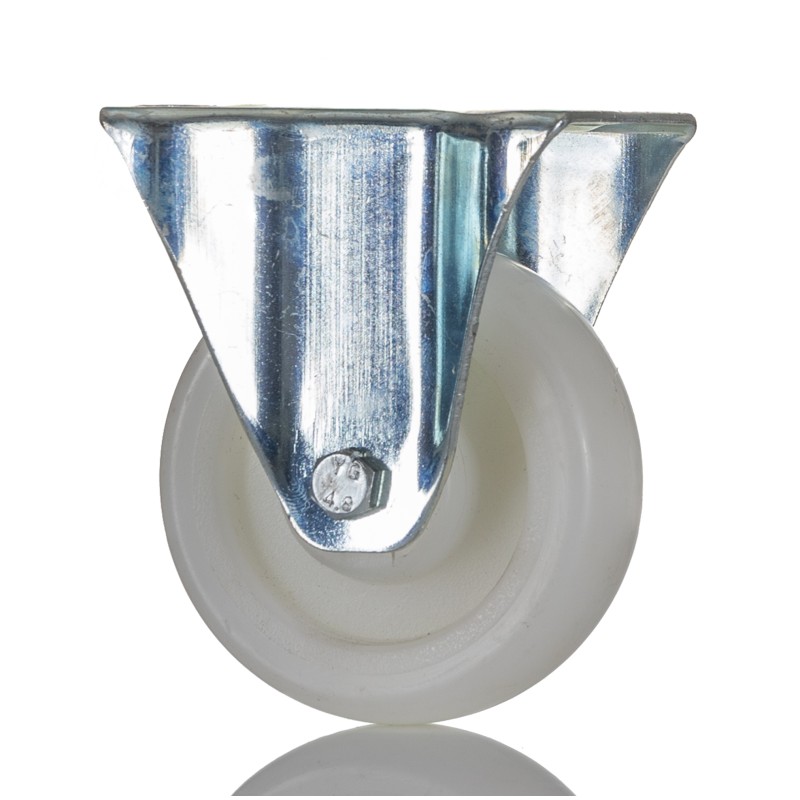 1 pcs - RS PRO Fixed Castor Wheel, 70kg Capacity, 75mm Wheel