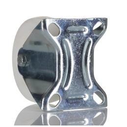 1 pcs - RS PRO Fixed Castor Wheel, 70kg Capacity, 75mm Wheel