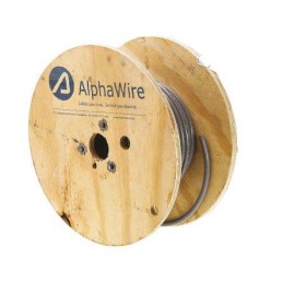 1 Reel of 30 M - Alpha Wire Multicore Industrial Cable, 0.2 mm², 12 Cores, 24 AWG, Screened, 30m, Grey Sheath