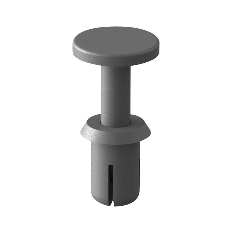 10 pcs : SRP-4065 - RIVET SNAP 0.260 POLYSULFONE BLK