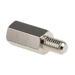 50 pcs - RS PRO Standoff, M5 x M5 Thread, 15mm Body, Brass, Male/Female, 8mm Stud