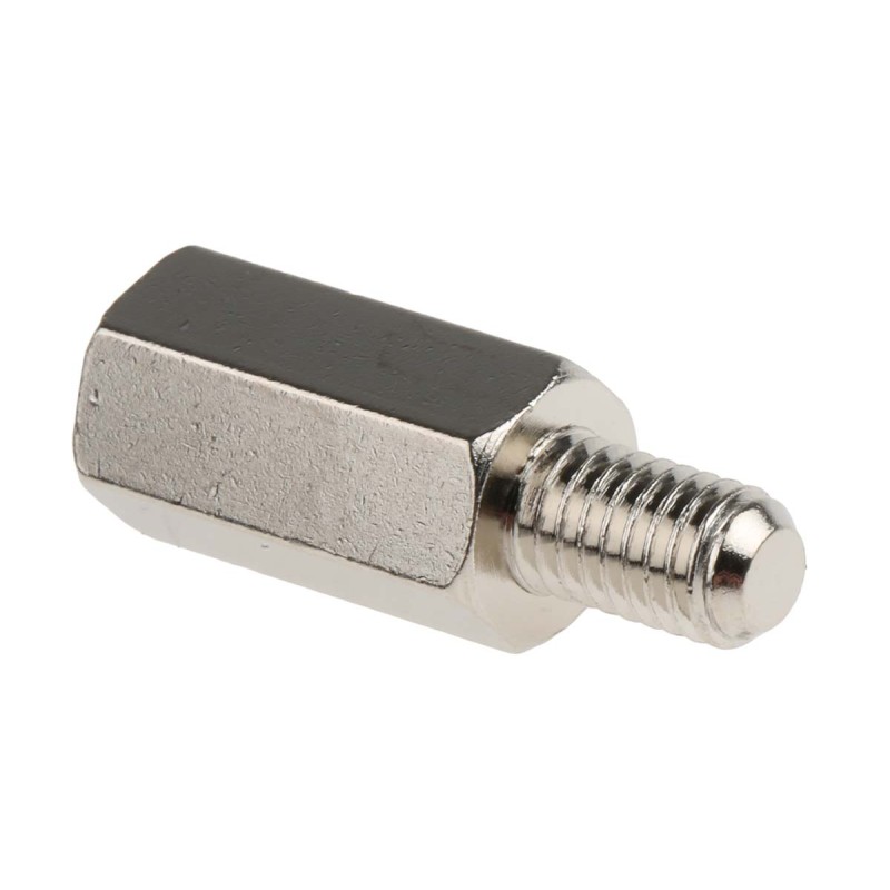 50 pcs - RS PRO Standoff, M5 x M5 Thread, 15mm Body, Brass, Male/Female, 8mm Stud