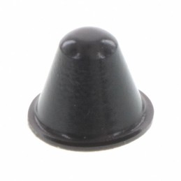 10 pcs : RBS-37BK - BUMPER CYLINDRICAL 0.72' DIA BLK