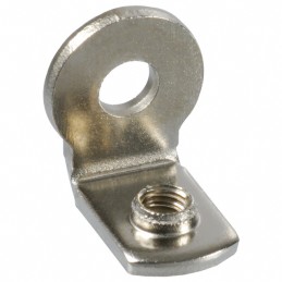 10 pcs : 4332 - MOUNT BRACKET SHORT L 6-32 BRASS