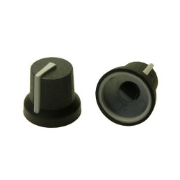 10 pcs : CL170844FR - KNOB K87MBR BLK 6MM USA D GREY