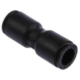 1 Pack of 5 - Legris LF3000 Series Straight Tube-to-Tube Adaptor, Push In 8 mm to Push In 8 mm, Tube-to-Tube Connection Style