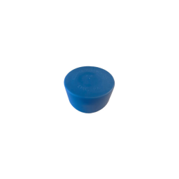 10 pcs : A4-1/8A - ROUND END CAPS - BLUE, INSIDE DI